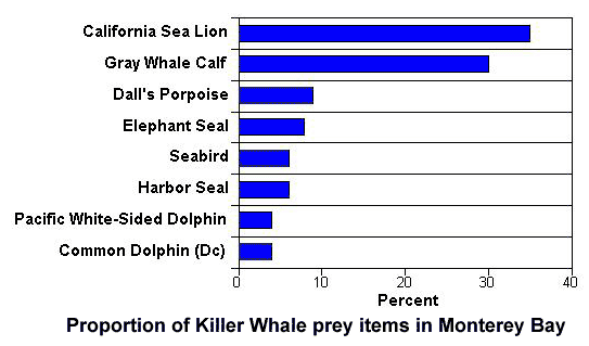 Killer Whale Predation Chart